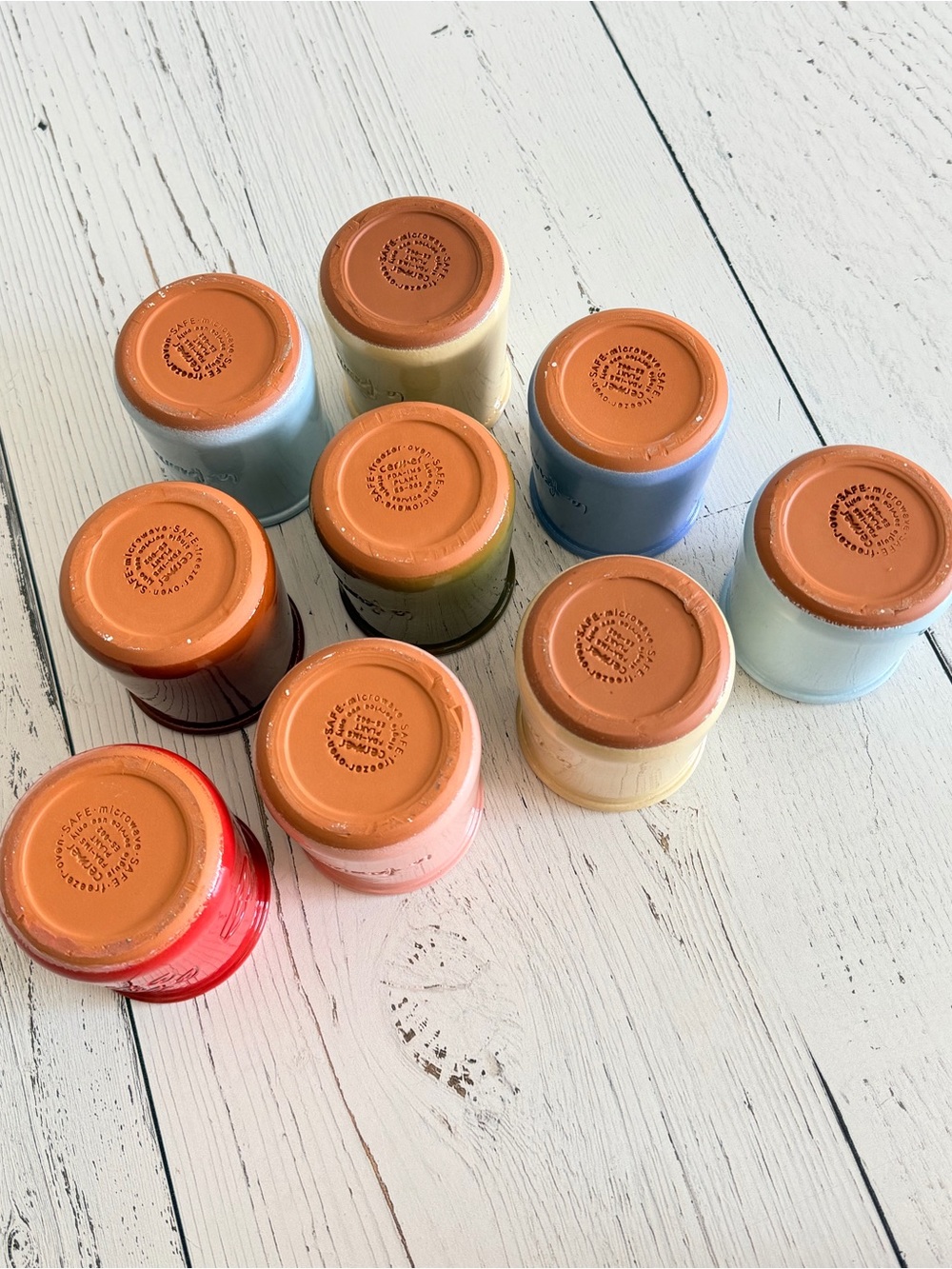 La Fermière Ceramic Pots - Assorted Pastel & Bright Colors - Picture 2 of 2